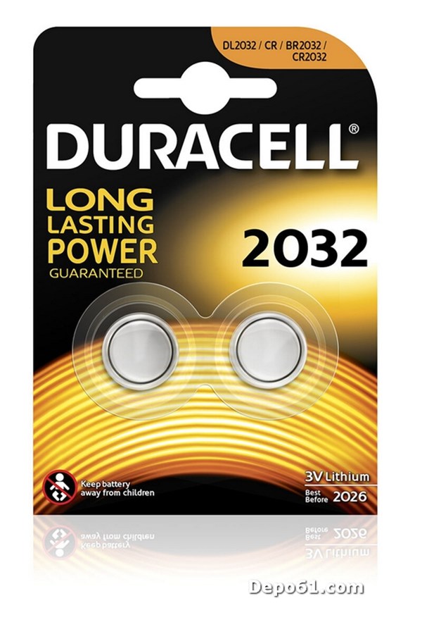 Duracell 2032 2'li Pil 3 Volt