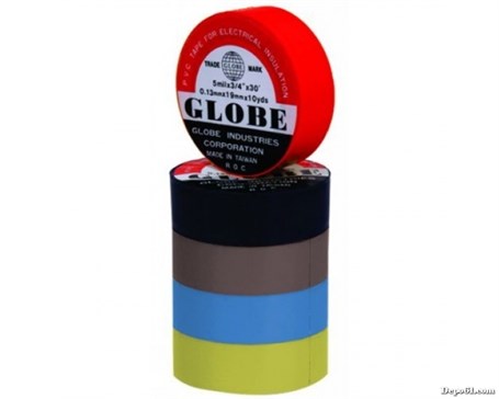 Globe Elektrik Bandı 10'lu Karışık Renk 1. Kalite