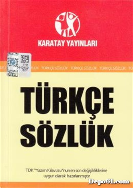 Karatay 1. Hamur Karton Kapak Türkçe Sözlük