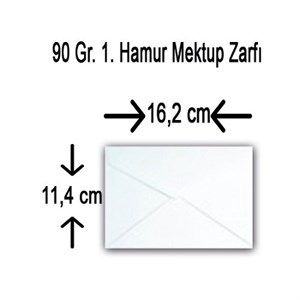 beyaz zarf