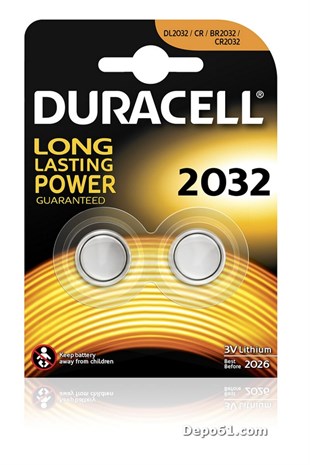 Duracell 2032 2li Pil 3 Volt