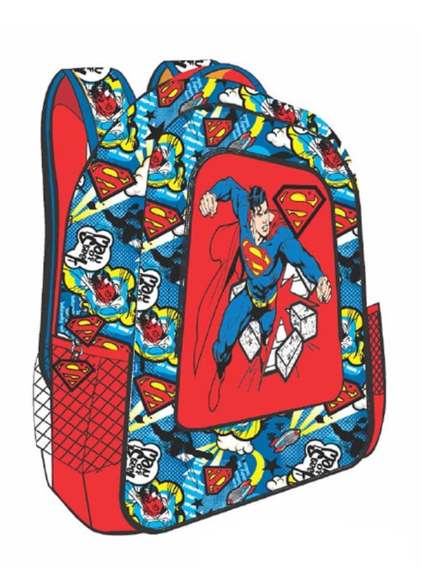 Trendix Superman Punch İlkokul Sırt Çantası Tek Göz / 8690345726196